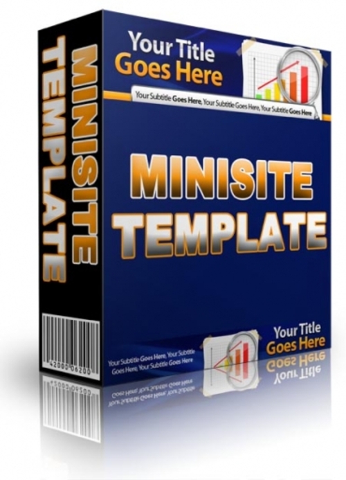 Product picture Template For Ebook Minisite Template For Marketing Needs