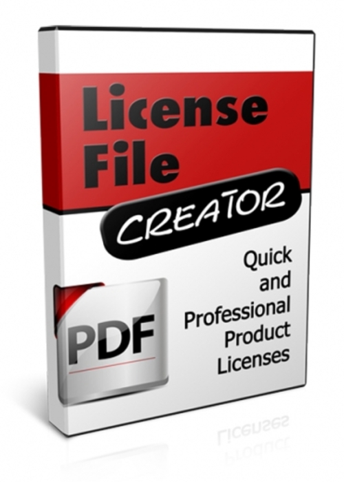 Product picture License File Creator Internet Marketing MRR software License